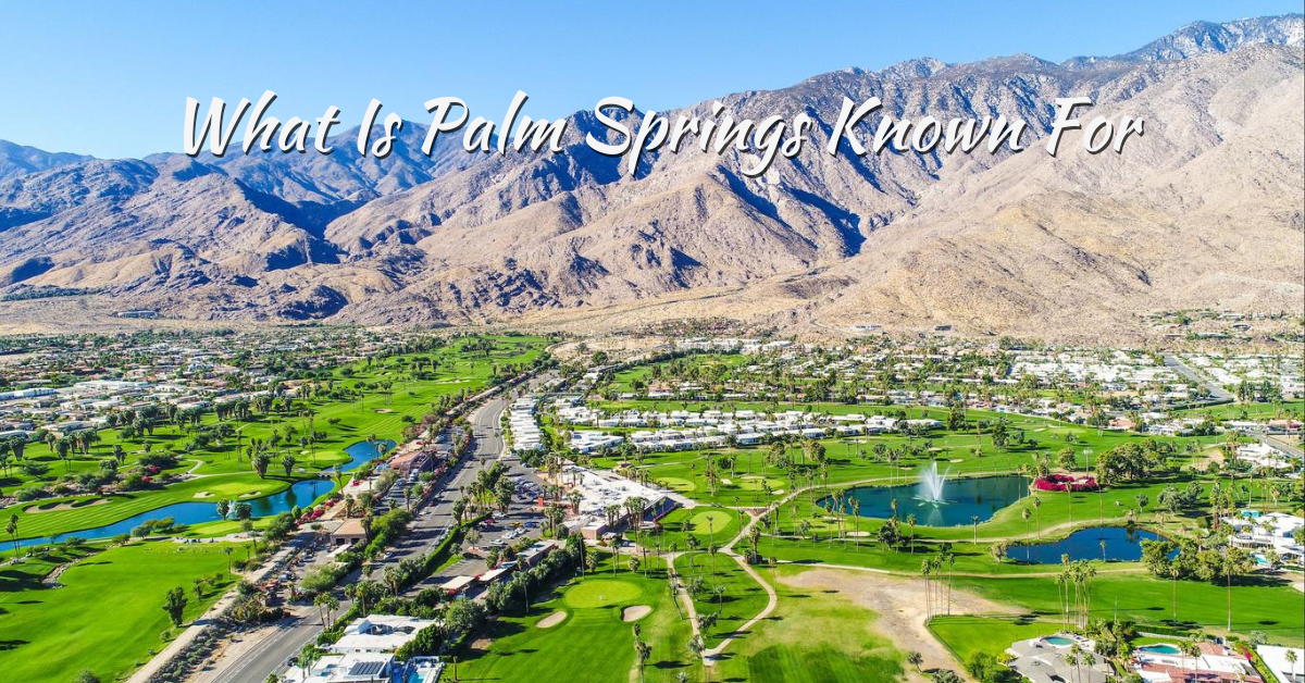 What Is Palm Springs Known For? Ultimate 2025 Travel Guide